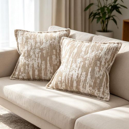Beige and white - beige,